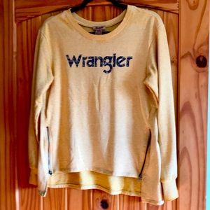 Wrangler gold sweatshirt